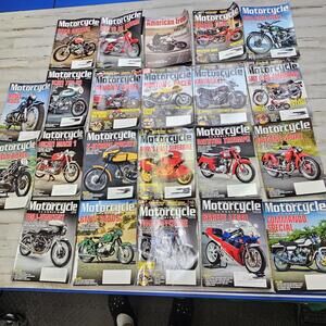 Motorcycle Classics Magazine Lot of 21 Ducati BMW Falcone Triumph Seca Abiel